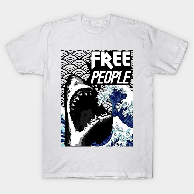 FREE PEOPLE SHARK T-Shirt by REDEEM the RUINS